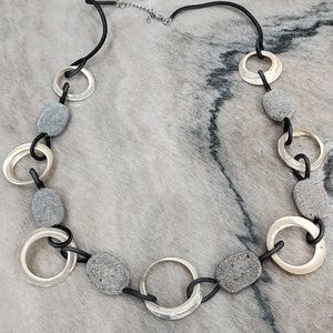 Vintage shell and bead necklace